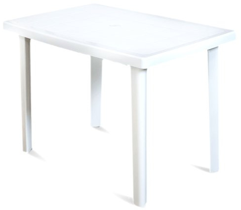 Areta ARE021 Tavolo Marte, Bianco, 100 x 67 x 72 cm
