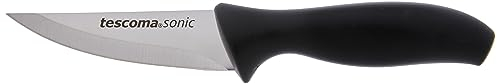 Tescoma 862004 Sonic Coltello Multiuso Lama Liscia, Acciaio Inossidabile, Nero, 8 cm, 1 Pezzo