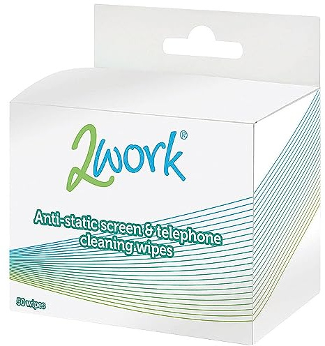 2Work Anti-Static Screen and Telephone Wipes (Pack of 50) DB50342