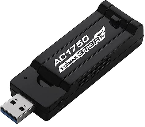 Edimax EW-7833UAC - Adaptador AC1750 Dual-Band Wi-Fi USB 3.0 con Antena Ajustable de 180 Grados