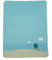 David Fussenegger Babydecke blau mit Fuchs Motiv aus Baumwolle 70x90 cm flauschig weich