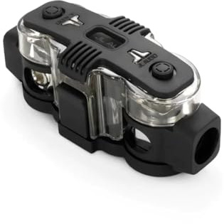JL Audio Master ANL Sicherungshalter XB-MFBU-ANL, 16-polig, 1/0 AWG bis 4 AWG, Schraube, Messing, Schraubenmontage