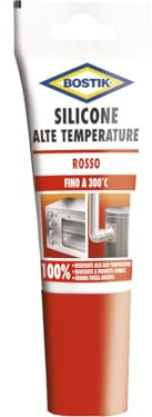 Bostik Silicona de alta temperatura rojo 60 ml BOSTIK