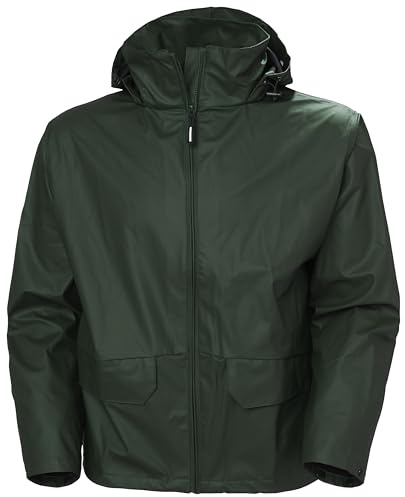 Helly Hansen Workwear Men's Voss Rain Jacket – Waterproof Windproof Workwear Shell