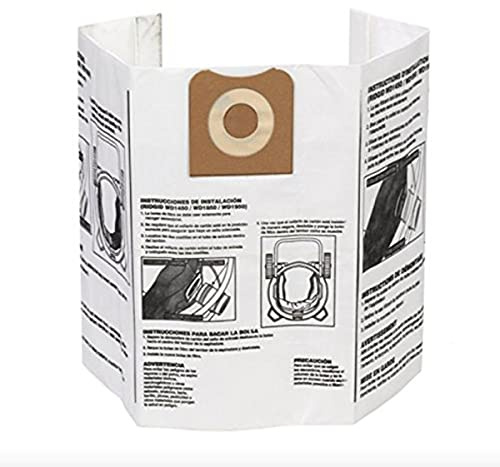RIDGID - 23743 High Efficiency, Dry Pickup Dust Bags for 12 - 16 Gallon Wet / Dry Vacuums (2 Pack)