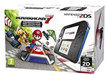 Console Nintendo 2DS Noir / Bleu + Mario Kart 7