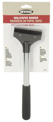 Hyde Tools 33100 Foam Grip Wallpaper Shaver, 3-1/4