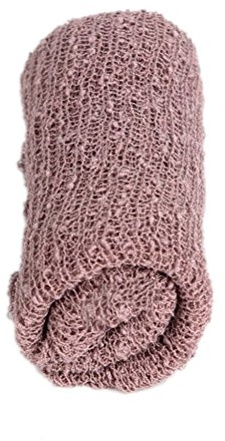 NUOLUX Neugeborenes Wickeltuch Aus Baumwolle Dehnbarer Fotografie Wrap FüR Babyfotoshooting Pucktuch FüR Neugeborene Lilac Ideal FüR Baby Einwickeln Und Dekorative Decke 150 x 40 cm