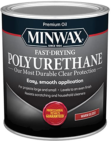 Minwax 63000 Fast Drying Polyurethane Clear Gloss, Quart