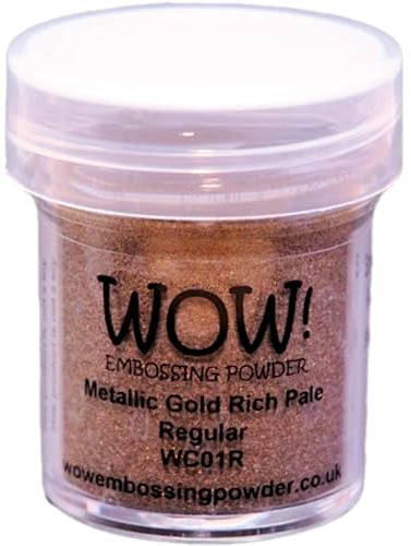 Wow Embossing Powder 15ml-Gold Rich Pale