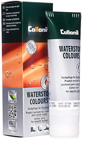 Collonil Waterstop Classic Care y crema impermeabilizante para cuero liso, marrón oscuro, Talla única