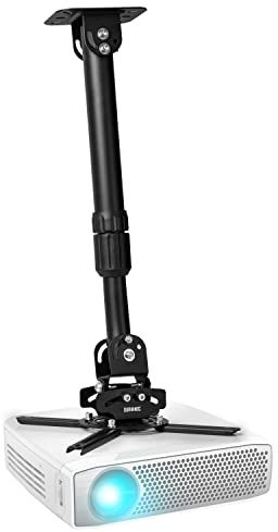 Duronic PB04XL Beamer Halterung | Projektor Deckenhalterung | Universal Wandhalterung | Halterung für Video-Projektor | drehbar und schwenkbar | Heimkino | Traglast bis zu 13,6 kg | 360° Rotation