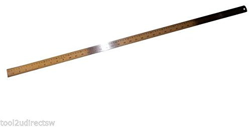 Vewerk par Bergen 1 metre de 101,6 cm de long en acier inoxydable Règle B2724