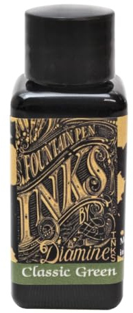 Diamine - Fountain Pen Ink, Classic Green 30ml