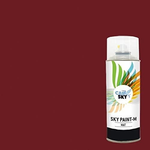 CARSKY Bombe de peinture RAL Rouge Pourpre 3004 finition mat 400ml