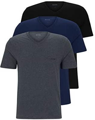 HUGO BOSS Herren T-Shirt Vn 3p Co T-Shirt, Hellblau,M