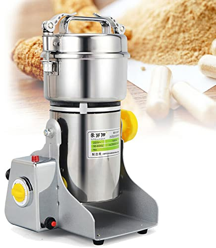 Electric Grain Grinder 1500W 500g 28000RPM Superfine Stainless Steel Grain Mill Pulverizer Powder Machine for Spice Herb Coffee Nut Grinding