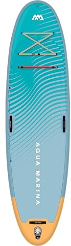 Aqua Marina Dhyana Aufblasbares Fitness Stand Up Paddle Board (iSUP) Paket, 325 cm Länge, Türkis