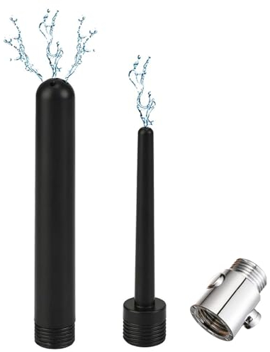 Axcroo 2 Stück Analdusche Set Vaginaldusche SM Einlauf Anal Spülung Düse Vaginal Intimdusche Klistierspritze für Sie und Ihn Analreinigung Enema Irrigator Klistier Intimreinigung für Männer Frauen