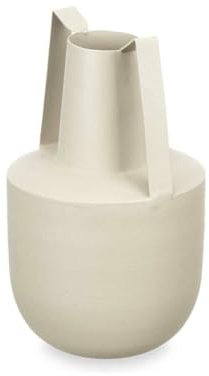 Gift Decor Jarrón con Asas Marrón Claro Acero 14 x 24 x 14 cm (6 Unidades)