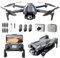 GPS Drohne mit 4K Kamera für Erwachsene, 5G WIFI FPV RC Faltbar Quadcopter, GPS Intelligente Rückkehr, 3 Batterien mit 60 Minuten Flugzeit, 150° ESC-Kamera, Bürstenlosen Motor