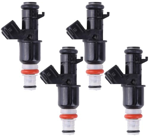 4PCS Fuel Injector Nozzles 16450-RB0-003 for Honda Jazz Mk3 Car Petrol Injection Nozzles Replaces 16450RB0003