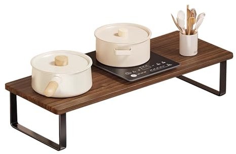 Cubre Tapa Encimera Gas, Protector Cocina Gas, Protector Encimera Cocina para Quemadores de Gas Eléctricos, Tabla para Cortar Fideos con Fregadero(Black,80x8.5cm/31x3in)