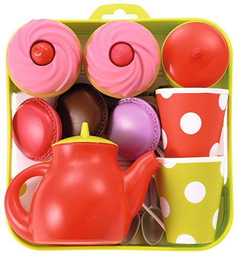 Ecoiffier 960 - Tee Set Tablett mit Cupcakes