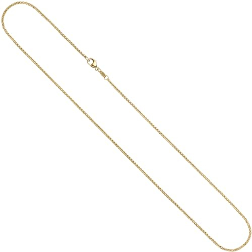 Jobo Damen Erbs-Kette aus 8 Karat 333 Gold 1,5 mm 38 cm