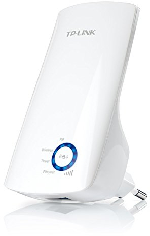 TP-Link TL-WA850RE(DE) WLAN Repeater (300 Mbit/s, App Steuerung, 1 Port, WPS, LED abschaltbar, Deutschsprachige Version, kompatibel mit allen WLAN Geräten)