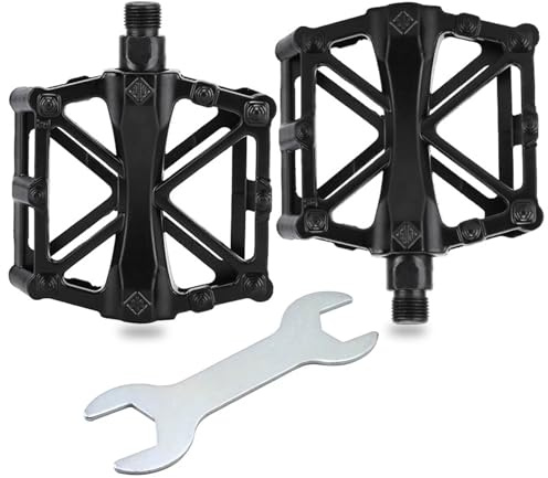 Pedali per bicicletta, pedali per mountain bike, pedali per mountain bike, pedali da corsa, pedali da trekking (nero)