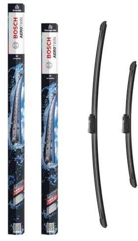 Bosch Aerotwin Aerotwin eA 945 S Front-Scheibenwischer - Set mit 2 Ersatz-Scheibenwischern und vormontiertem Multi-Clip-Adapter - 2 Wischblätter, 650 mm und 400 mm - in platzsparender Verpackung