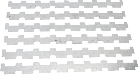 Tnfeeon Protective Gear Stainless Steel Spacers Beekeeping Tool 10Pcs with 14.57x1.18in for Fixing Frames Preventing Burr Comb Beehive Frame Spacers Holder Metal Strips Metal