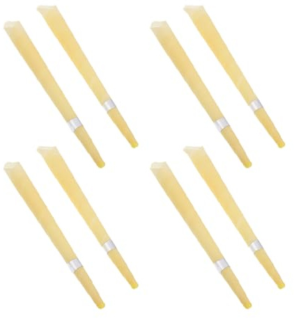IWOWHERO Velas Aromáticas para Oídos de Cera de Abejas Natural, Tamaño Grande, Aroma a Bergamota, Paquete de 8 Unidades para Cuidado y Limpieza Auricular Hogar