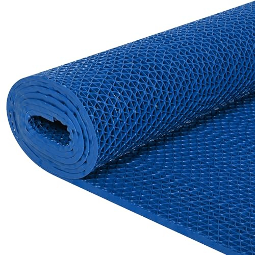 Dräneringsmatta, metervara, golvmatta, 500 x 90 cm, halkfri duschmatta, 5,5 mm