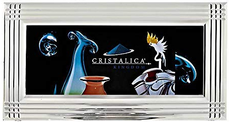 Bilderrahmen Panorama Galerie Format 10x25cm Fotorahmen klar Bleikristallglas