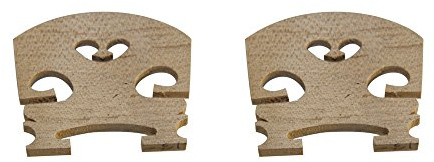 Violin Bridge By Zest x 2 Violin Bridge Plain 1/2 size Violin Bridges in Maple 4/4, 3/4, 1/2 & 1/4