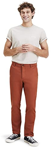 Dockers Original Chino Slim, Pantalones para Hombre, Marrón (Mocha Bisque), 33W / 34L