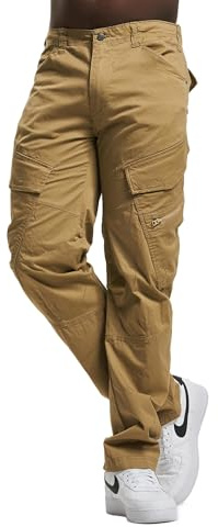 Brandit Pantalon Slim Fit Adven Homme Pantalon en Toile Noir Slim Fit
