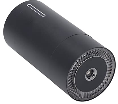 TOPINCN Car Diffuser for Essential Oils With Colorful Light USB Powered 3 Gears Adjusted Automatic Induction Car Fragrance Humidifier Portable Aromatherapy Humidifier (Black)