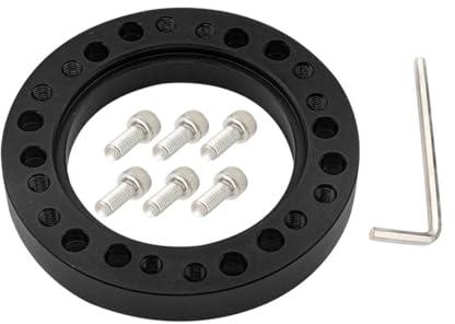 ZEZEFUFU Lenkradnabe PCD Adapter Abstandshalter Kit für Momo für Nardi für OMP für Sparco Universal