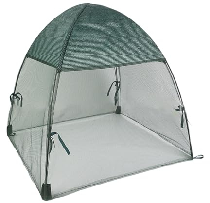 Compacta Invernadero - Tienda Transparente, Cobertura Protectora En Malla | Refugio Cultural Ideal para Verduras, Plantas Y Tomates, Diseñado para Mantener Una Temperatura Óptima Y Protegida