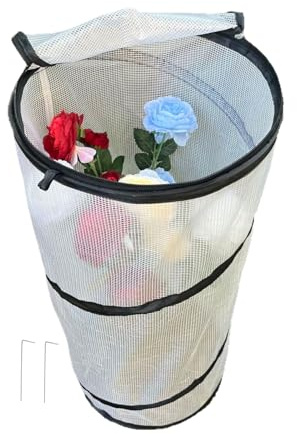 Generico Cubierta anticongelante para plantas de exterior, 59,4 x 29,5 cm, plegable con cremallera, protección invernal para plantas, para jardín, exterior, interior, maceta, patio, congelación
