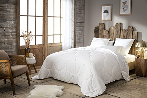 Abeil Edredón dulzura infinita Poliéster Blanco 400g/m², Cama 90 - 140 x 200 cm
