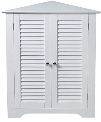 ASPECT Odense Bathroom Corner Storage Cabinet, White