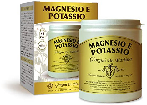 Dr. Giorgini Magnesio e Potassio, 360g polvere - Integratore alimentare, Dr Giorgini