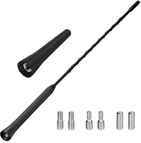 GeekerChip Autoantenne,FM DAB Antenne Auto 6,5cm & 23cm Universal Kfz Dachantenne,Kurze Auto Antenne für AM & FM Empfang