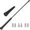 GeekerChip Antenne Voiture FM Dab Antenne,Antenne Radio Voiture 6,5cm+23cm,Mini Antenne Voiture Universelle pour Tous Les modèles de Voiture,Vis M4 M5 M6