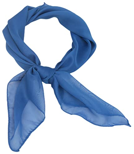 FAIRYGATE Schal Blau Damen Halstuch Quadrat Chiffon Schal Seidentuch Schal Tuch Damen Schal Business schals Halstücher Multifunktion Seide Halstücher Kopftücher DA2915