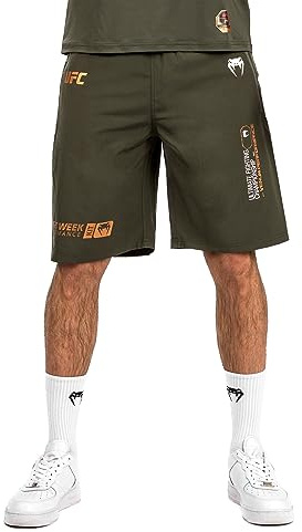 Venum, UFC Adrenaline Fight Week Men’s Performance Shorts, Men's, XXL, Khaki/Bronze